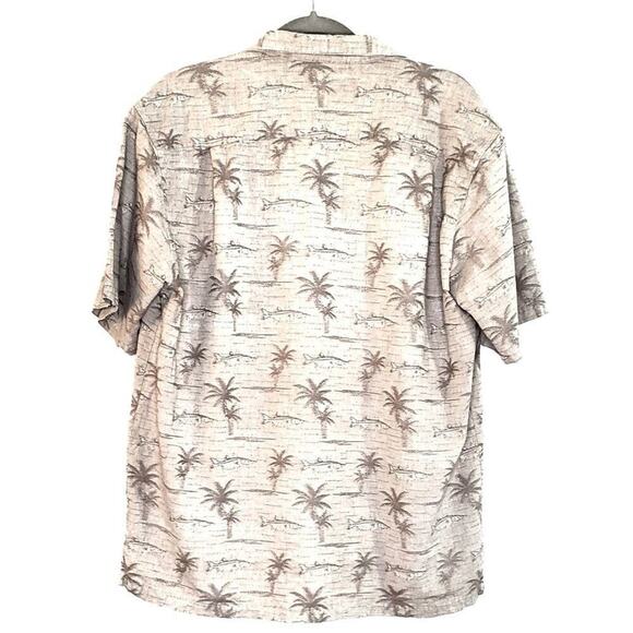 Columbia Palm Print Button Down Sz M - Picture 4 of 6